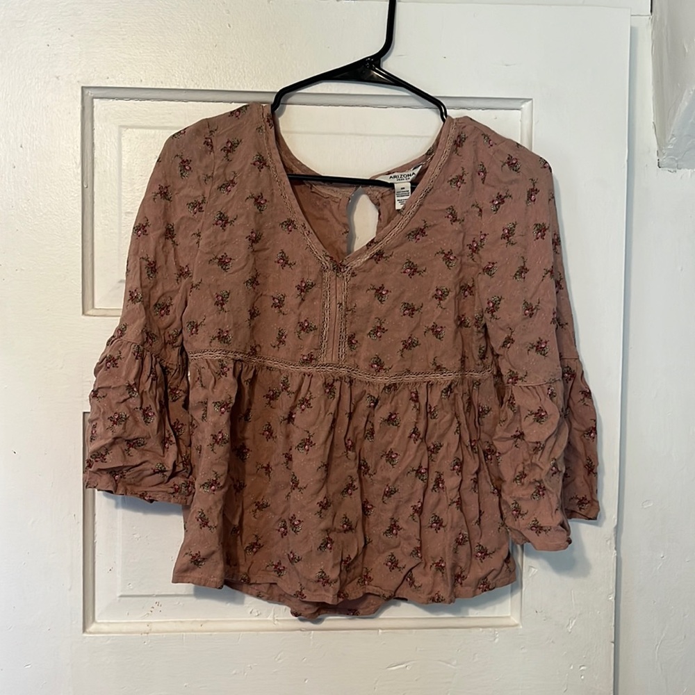 Pink / floral blouse